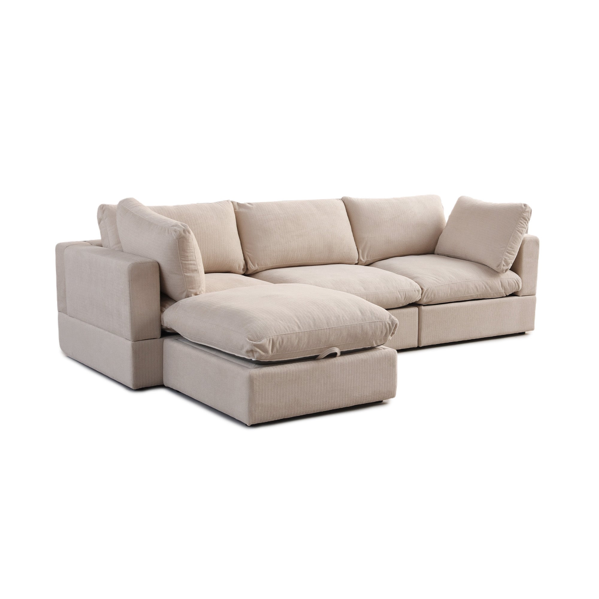 The 4 Piece Comfy Cloud Couch